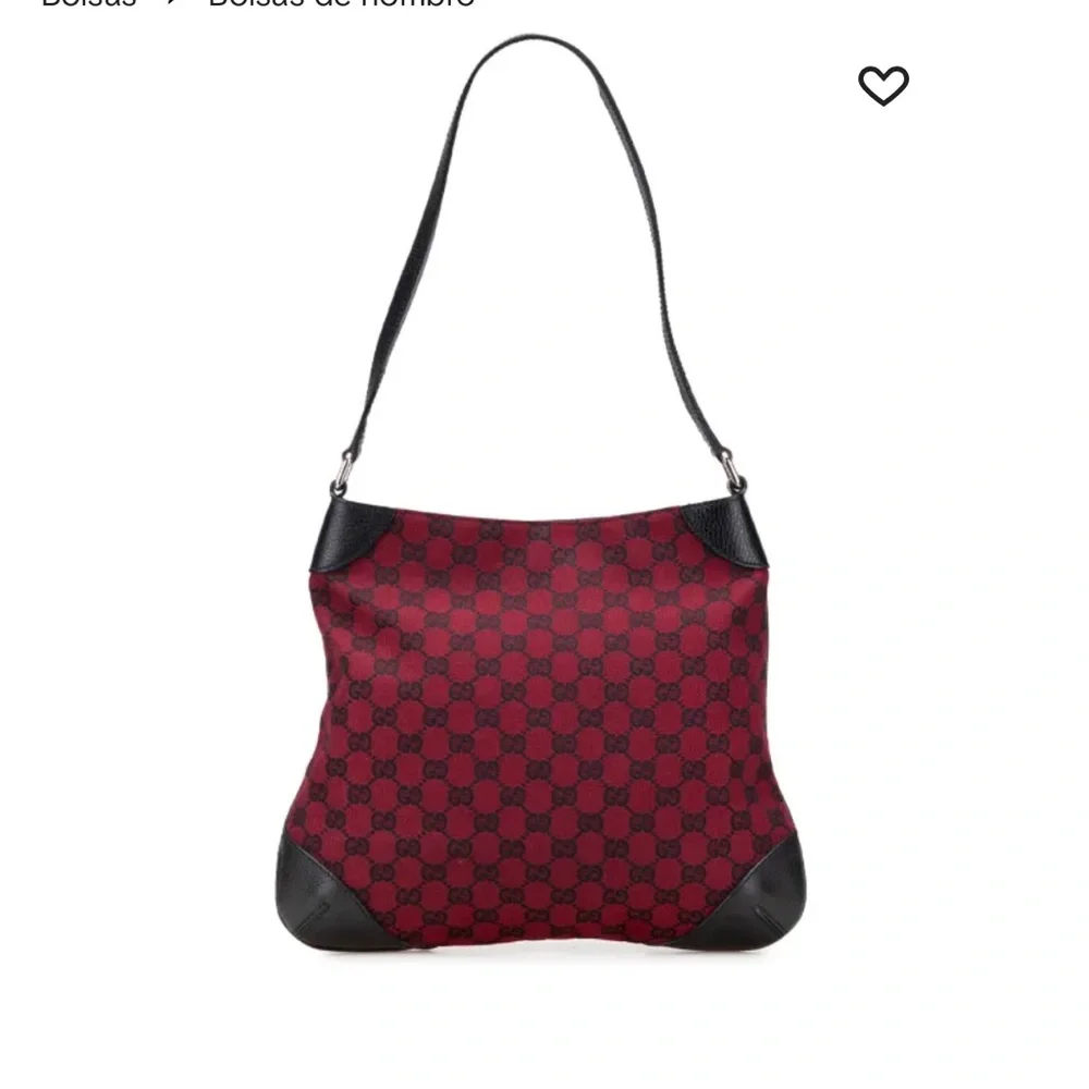 GUCCI PRE-OWENED RED GUCCI LOGO GG 2000-2015 - Picture 2 of 10